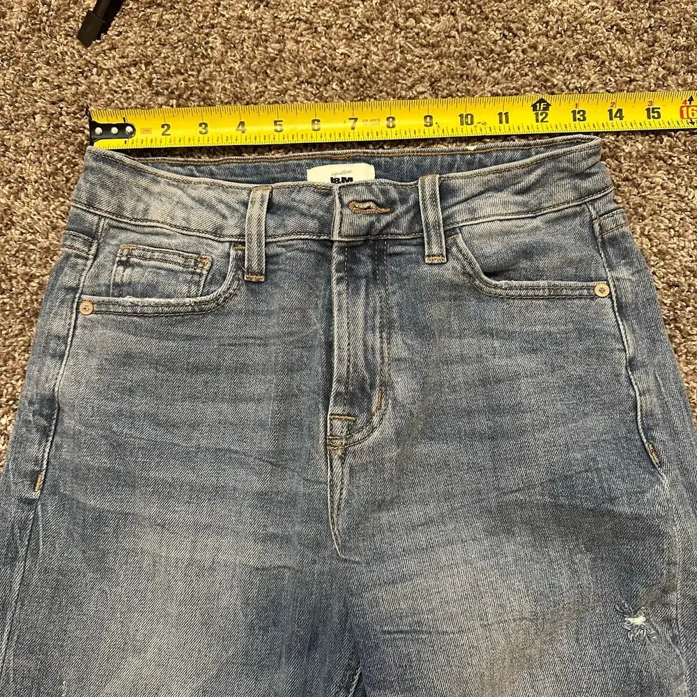 I&M JEANS Women's High-Rise Roll Up Jeans Size 3